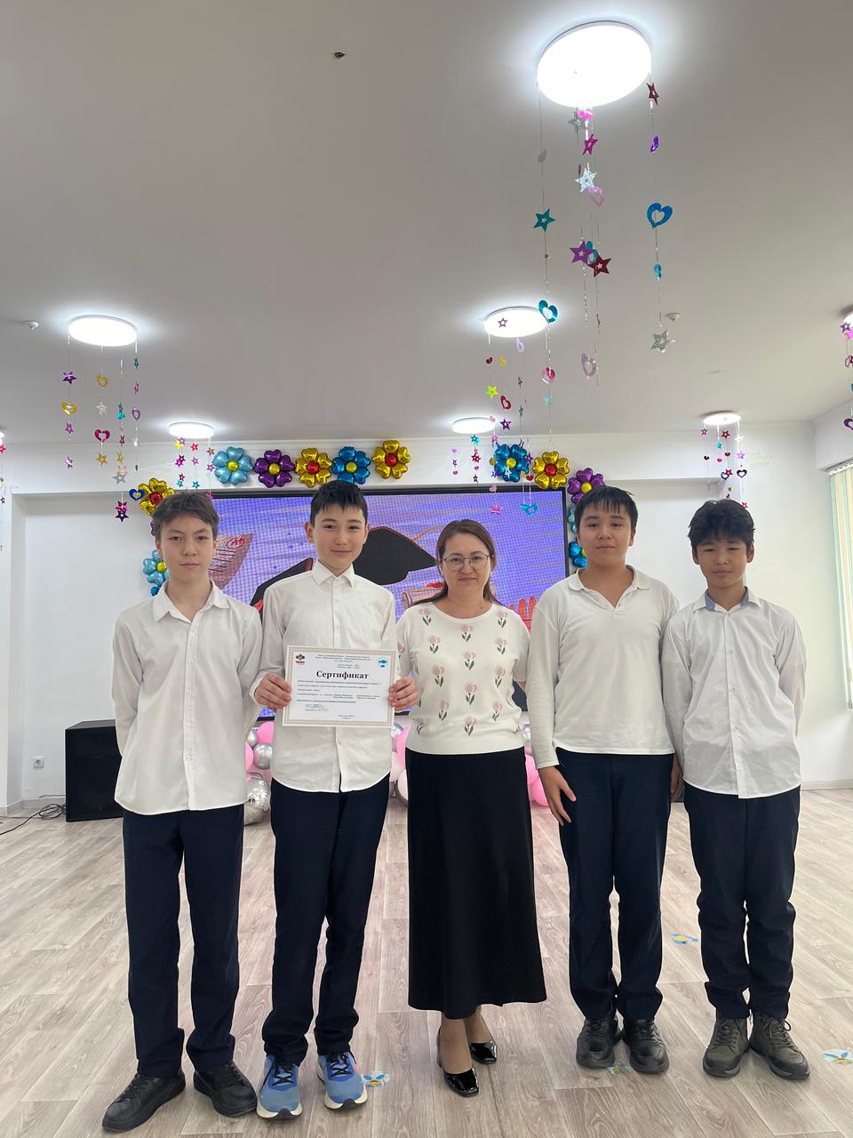 Команда с сертификатом